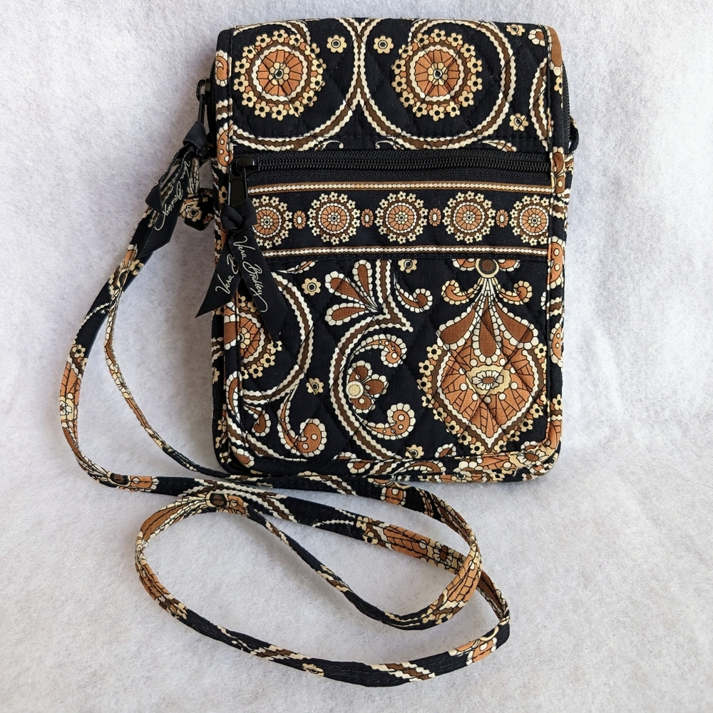 Vera Bradley Caffe Latte Mini Hipster Crossbody